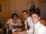 Um lanchinho com Elder Kennedy e Elder Crose