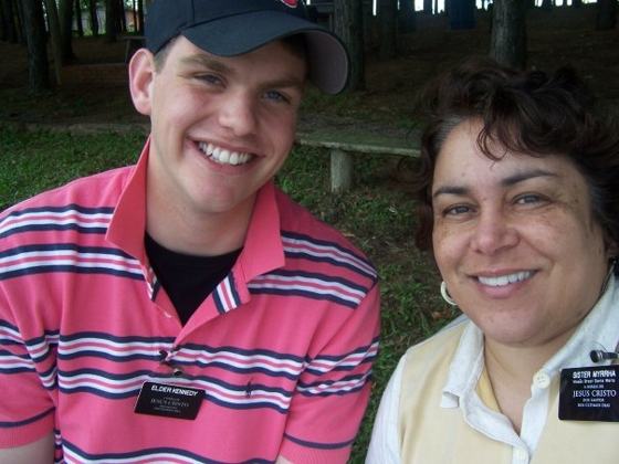 Eu e Elder Kennedy no Pesque-pague