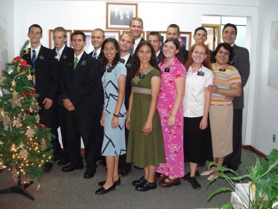 Saídas: Elder Malone, Elder Green, Elder Hibbard, Elder Johnson, Sister Messias, Elder Hurst, Elder Gilbert, Sister Rosa, Elder Arave, Sister Ostler, Elder Kenworthy, Sister Nielsen, Elder Hurst,