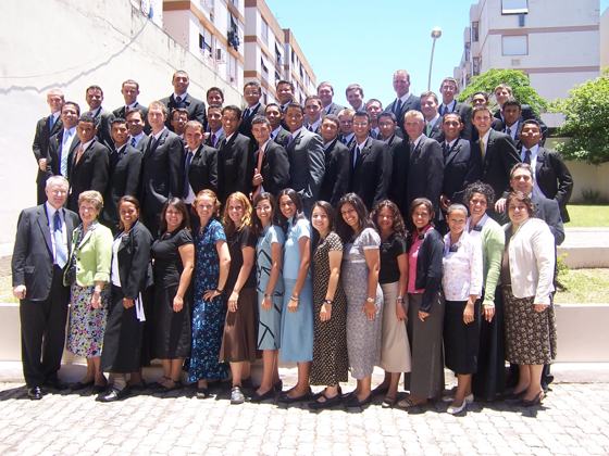 Mission Tour com Pres. e Sister Ellis– Santa Maria