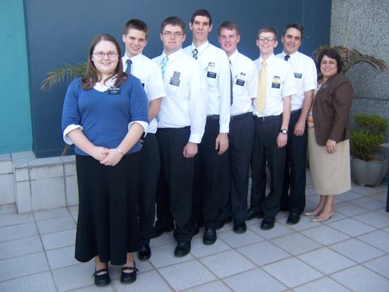 Chegadas: Sister Armstrong, Elder Tew, Elder Hepworth, Elder Balista, Elder Casey, Elder Laney