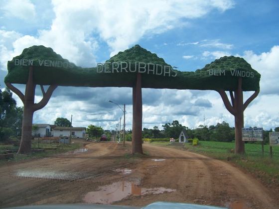 O lugarejo de Salto de Yucuman
