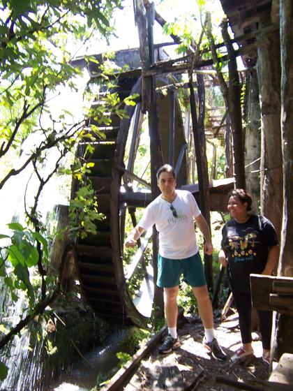 Roda d’água com mais de 120 anos