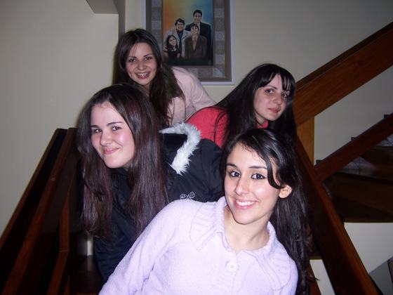 Um quarteto especial: Nat, Marjorie, Sarah e Karem