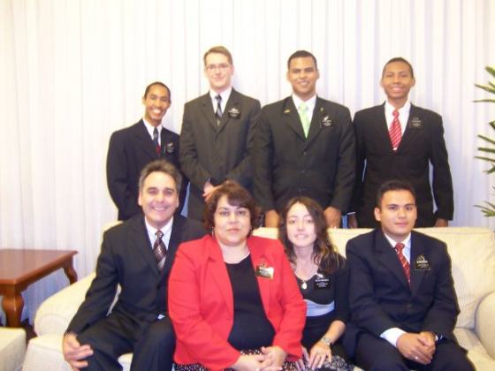 Chegadas: Sister Miranda, Elder Frota, Elder Marinho, Elder Breinholt, Elder Ribeiro, Elder Rufino