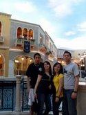 Diogo e amigos em Las Vegas