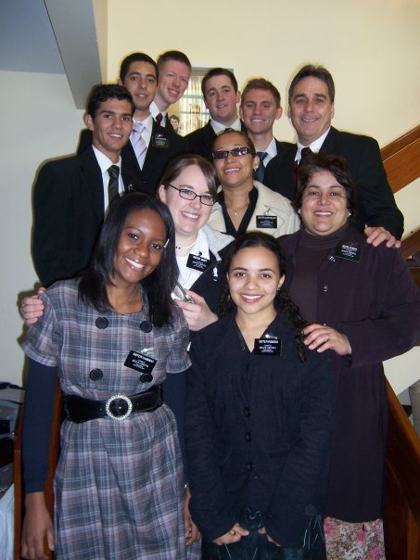 Chegadas: Sister Candido, Sister Ribeiro, Sister Quist, Elder Soares, Sister Messias, Elder Zequini, Elder Johnson, Elder Bryson, Elder Zimbelman