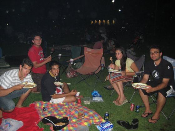 O famoso 4 de Julho , esperando a “Parada”