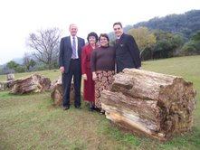 Visita do Casal Laing a Mata, RS