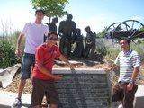 Diogo visitando o Parque dos Pioneiros em Salt Lake City