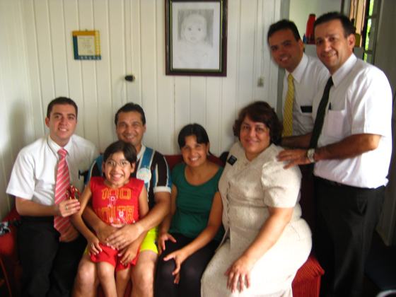 Família de Marion e Gislaine