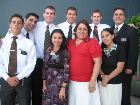 Chegadas: Elder Dos Santos, Sister Raphaela, Sister Velasquez, Elder Rossetti, Elder Jones, Elder Enout, Elder Crossley