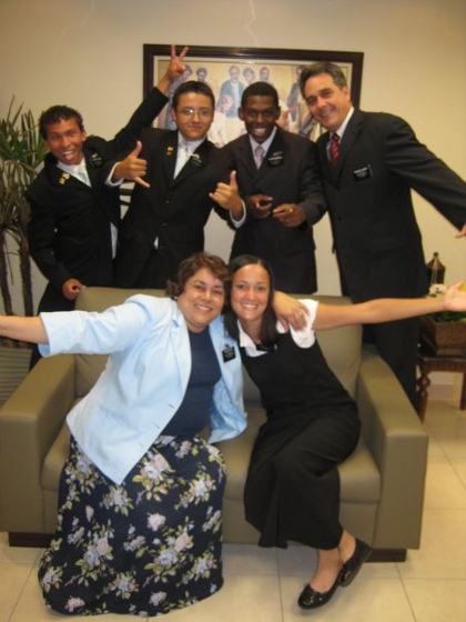 Saídas: Elder S. Silva, Elder Fábio, Sister Spressola, Elder Bonifácio