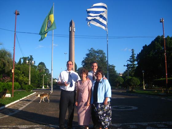 Na fronteira com o Uruguai