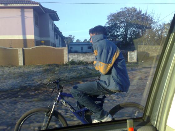 Coitado do ciclista!