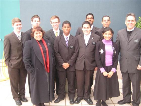 Chegadas Julho 2009: Elder Do Carmo, Elder Muller, Sister Salvador, Elder Wilson, Elder Downey, Elder Ball, Elder de Araújo, Elder Oliveira