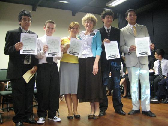 Certificados de Música entregues em Santo Ângelo por Sister Fletcher