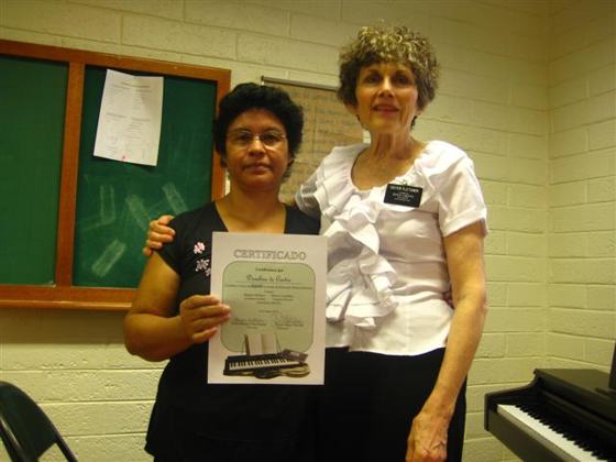 Certificado para Doralina em Santa Maria